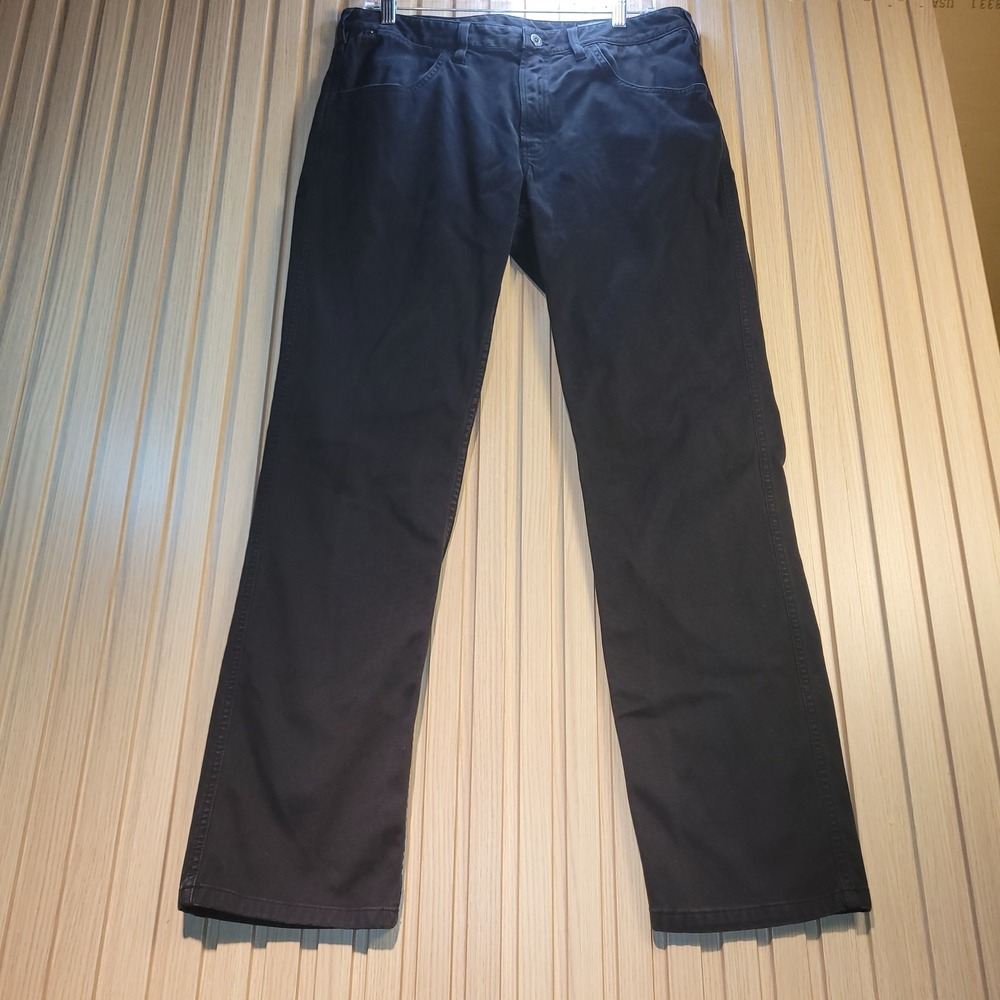 Bonobos Mens Black Jeans Straight Leg 5-Pocket Stretch Trousers 34x32